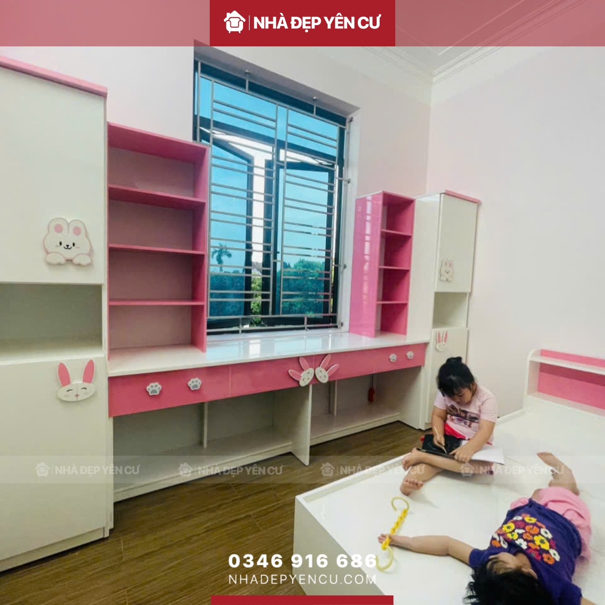 Mẫu bàn học sử dụng vật liệu Ecoplast